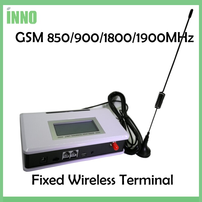 1PCS GSM 850/900/1800/1900MHZ Fixed wireless terminal with LCD display, support alarm system, PABX, clear voice,stable signal