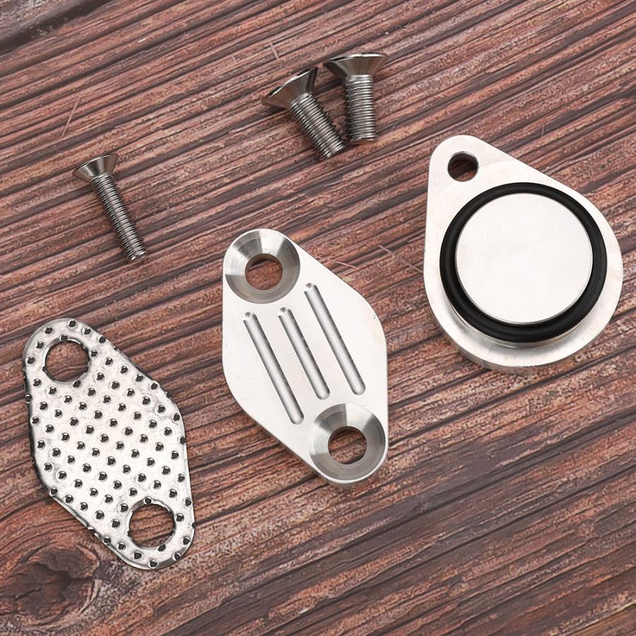 EGR Delete Plug Intake Exhaust Block off Plate Kit Fit for Chevrole LS Truck