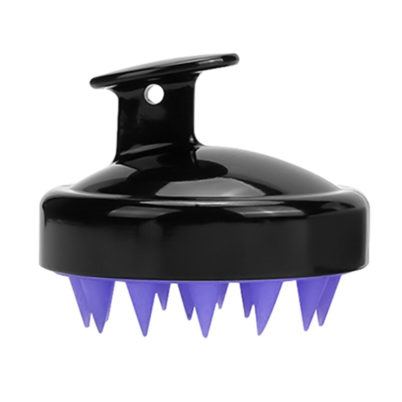 Siliconen Borstel Shampoo Hoofdhuid Borstel Kam Hoofd Spa Afslanken Massage Borstel Body Haar Wassen Kam Douche Bad Borstel 1 stuks: HB8813BK3