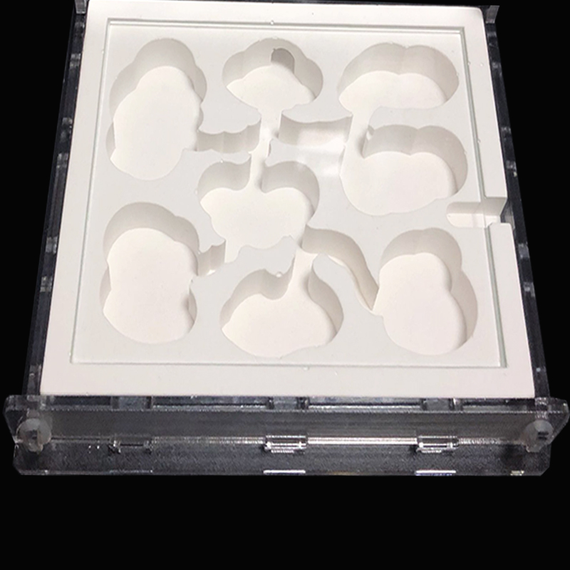 Acrylic Flat Ant Farm Ecological Plaster Ant Nest With Feeding Area Gypsum Ant House Anthill Pet Ant Workshop 8* 13*7.5cm