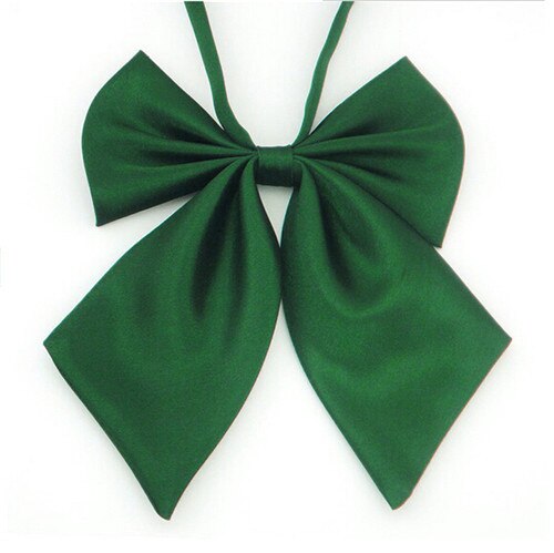 Bow Ties for Women Bowties Ladies Girls Trendy Style Bow Knot Neck Tie Cravat Casual Party Banquet Bow Tie: Blackish green