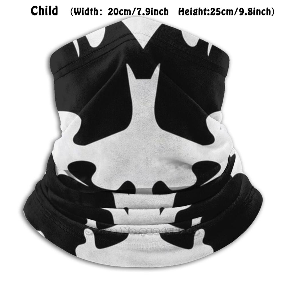 Rorschach Scarf Bandana Neck Warmer Headband Cycling Mask Watchmen Comic Rorschach Movie: Child