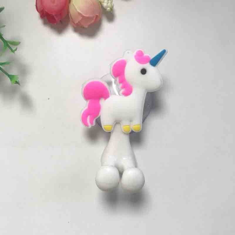 1Stck niedlich Einhorn Zahnbürste Handtuch Halfter Bambus Holzkohle Gesundheit Zahnbürste Für Oral Pflege Zähne Reinigung Weichen Borsten Pinsel