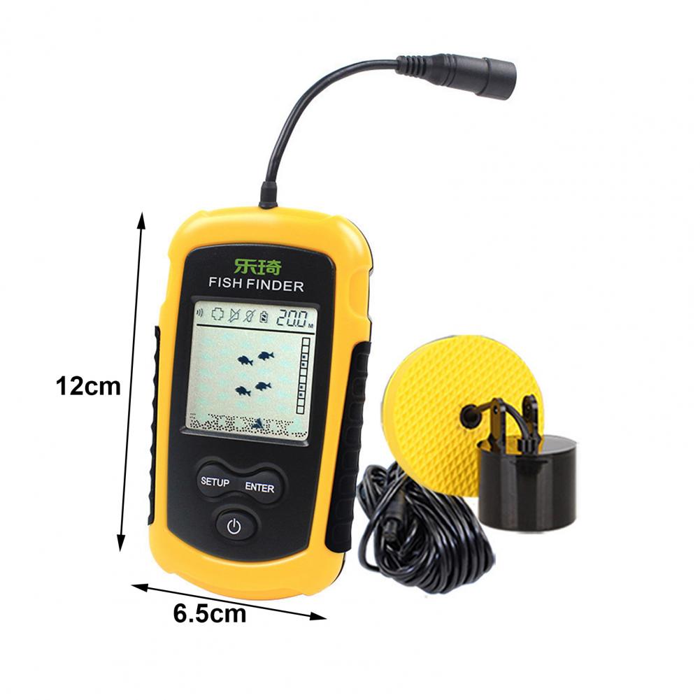 Fish Depth Finder Digital Display Depth Readout Accurate Fish Finder Fishing Handheld Fishfinder Depth Finder эхолот для рыбалки