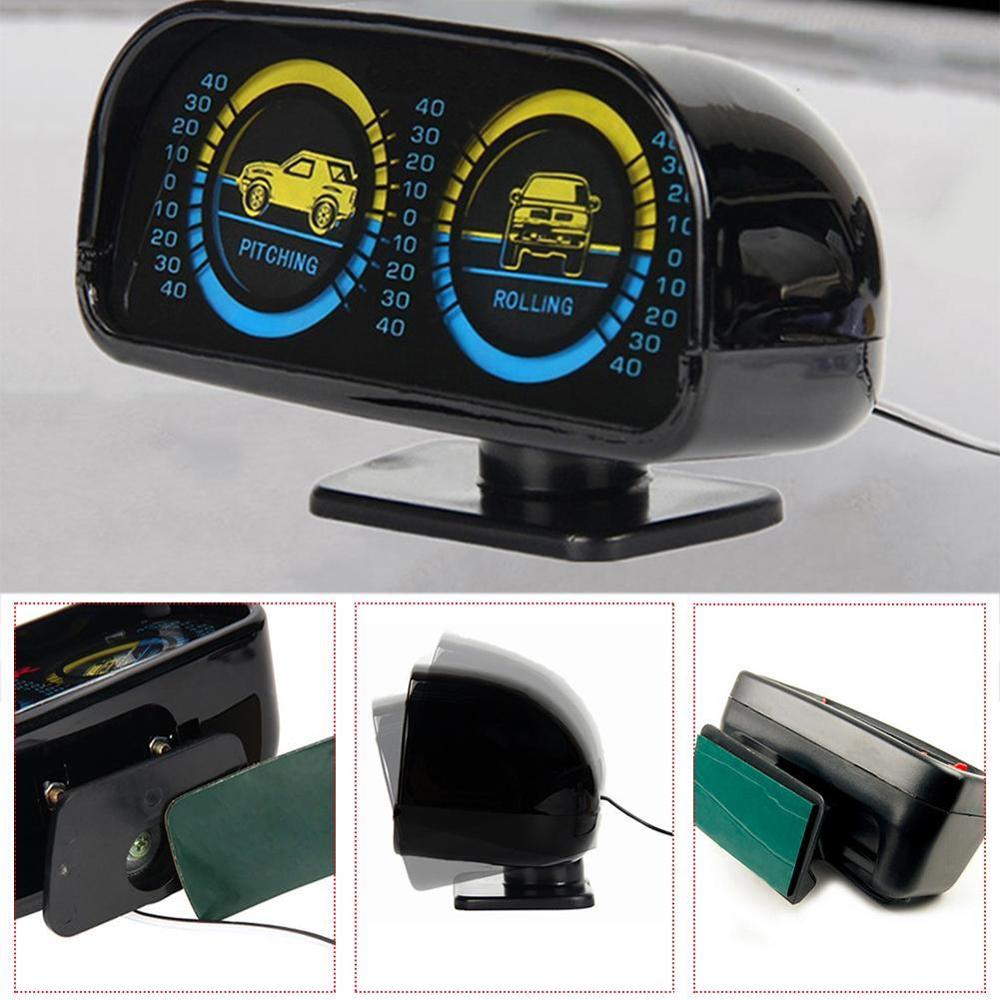Car Inclinometer Auto Pitching Rolling Meter Level Gauges Four Wheel Drive Wheeler 4WD Suspension SUV SUVs Balancing Instrument