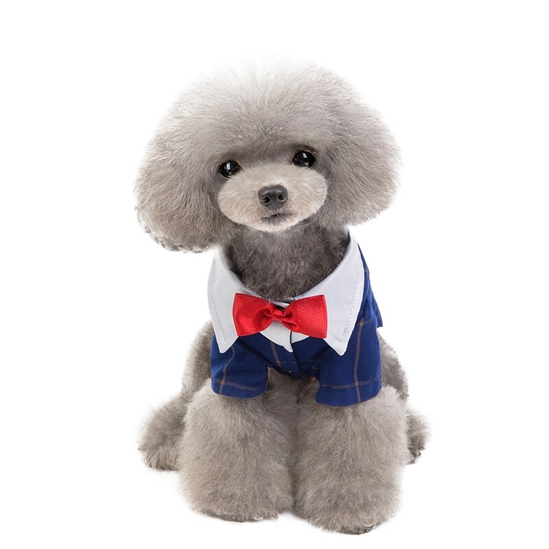 Pet Dog Vest Suit Male Dog Clothing Tuxedo Wedding Pet Dress Gentleman Costume Marriage Dog Apparel Coat Jacket