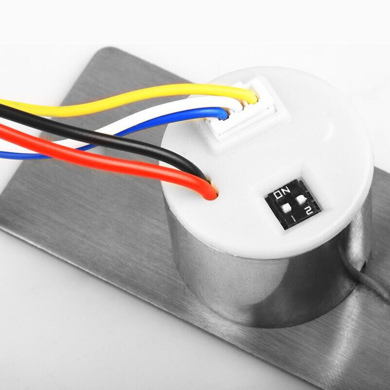 Fail Safe Stainless Steel DC 12V Mini Electric Bolt Lock Solenoid Electric Door Lock 5 wires feedback lock Easy to Install