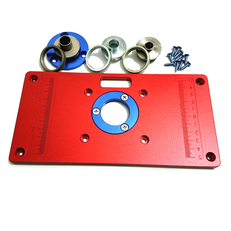 Universal Aluminum Router Table Insert Plate with ... – Grandado