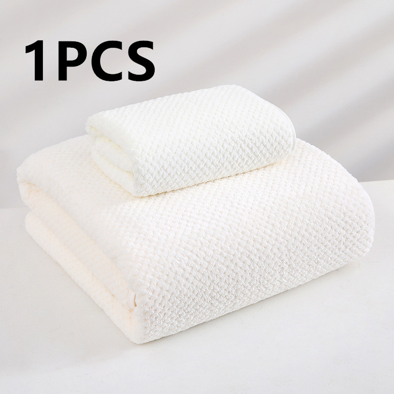 Pineapple velvet towel, thickened large bath towel, quick drying household face towel, sports beach beauty salon towel: XS / 31#