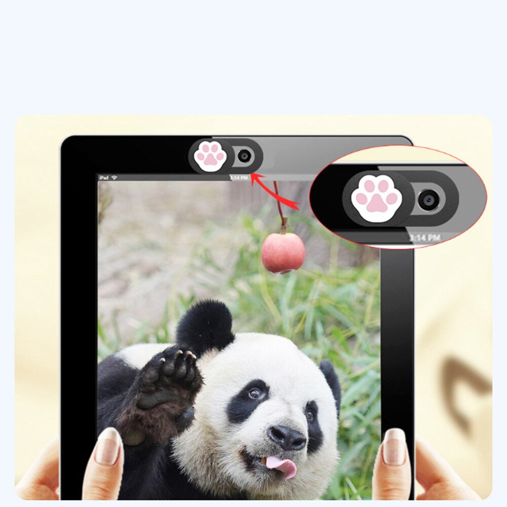 6Stck Webcam Abdeckungen Laptop Tablette Kamera Abdeckungen Katze Klaue aufbringen Privatsphäbetreffend Abdeckungen