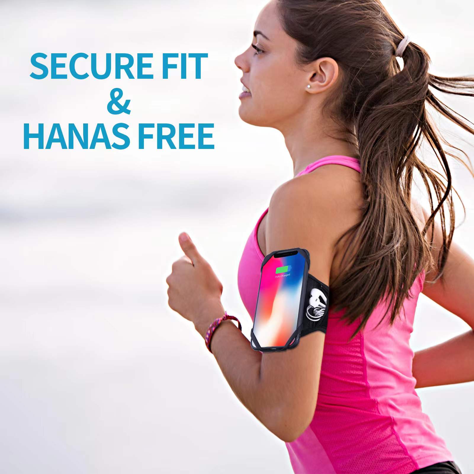luxury sports arm strap for iPhone 13 12 11 7 8mobile phone bracket arm bag removable breathable headset storage for Samsung
