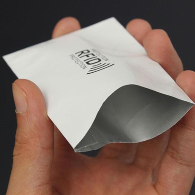 10 pcs Card Protector Holder Safe Bank Card Case Aluminum Metal Theft Protection Minimalist Wallet