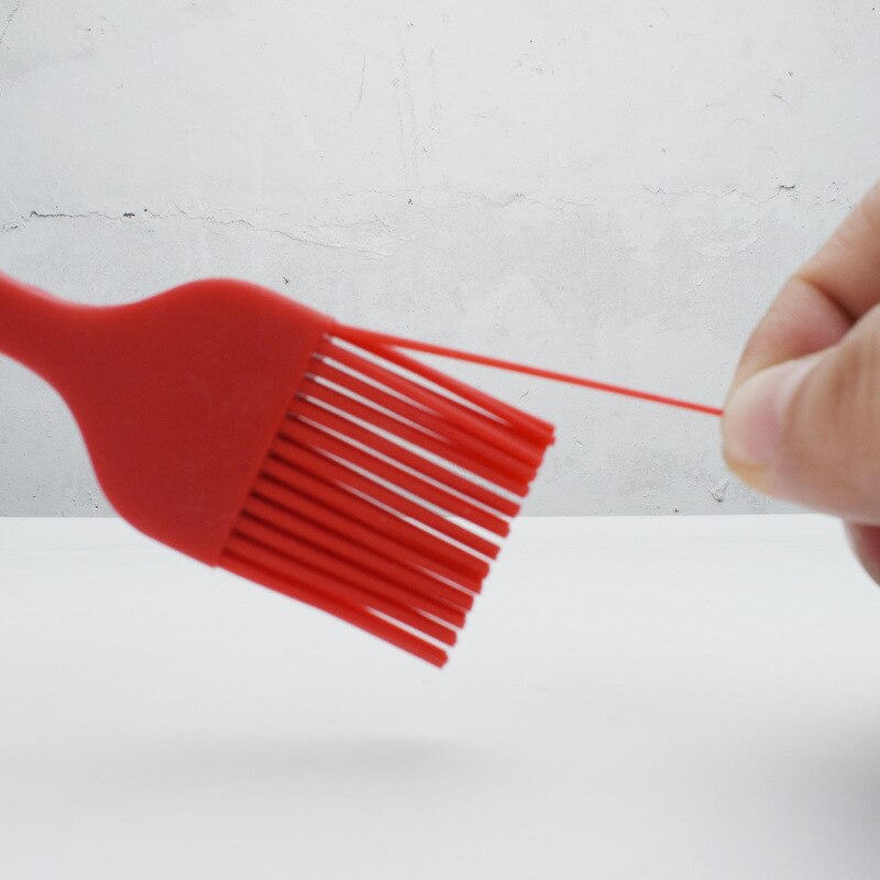 Pequeño pincel de silicona para barbacoa, cepillo de comida integrado, resistente a altas temperaturas, suministros de cocina, herramientas para asar y barbacoa