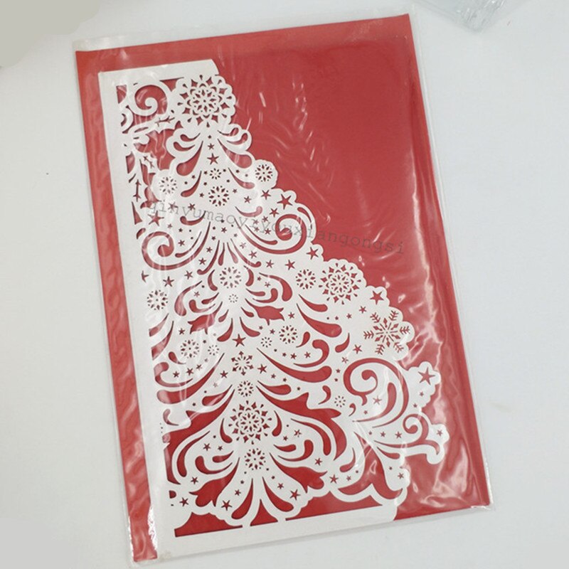 10Pcs Wedding Party Invitation Card Romantic Decorative Cards Carved Pattern Wedding Invitations Party Supply 6z SH830-10