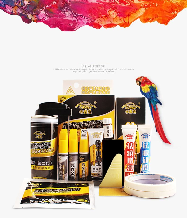 Car Paint Pen Repair Car Paint Artifact Scratch Repair Deep Scratch De-marking Liquid Pearl White Black Paint Surface