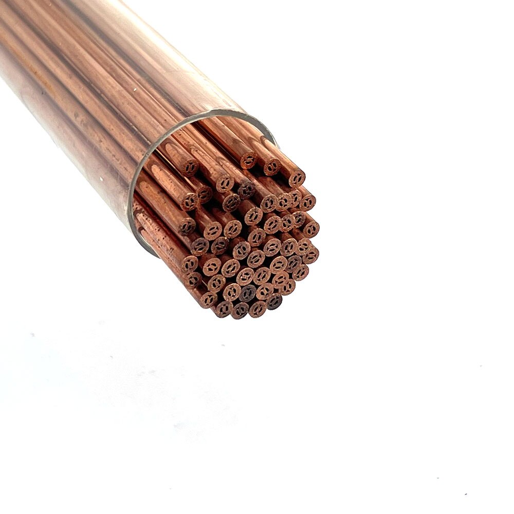 EDM Drill Ziyang Copper Electrode Tubes Multihole 4holes 2.0*400mm for EDM Drilling Hole Machine
