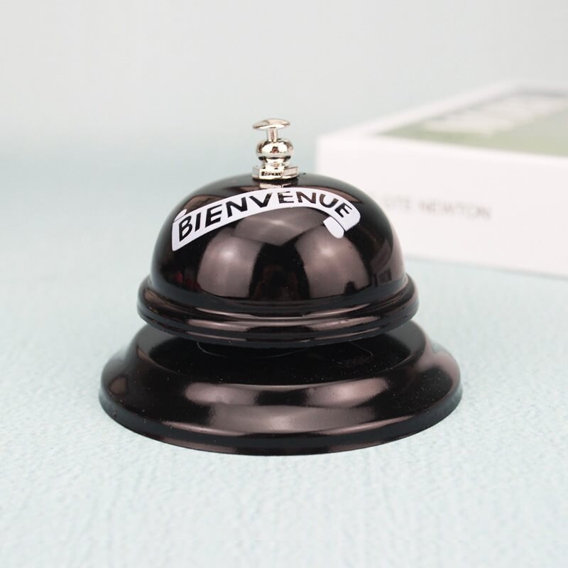 Restaurant Service Call Bell Hotel Counter Desk Bell Ring Metal Reception Restaurant Kitchen Bar Service Call Desk Call Bell: BK