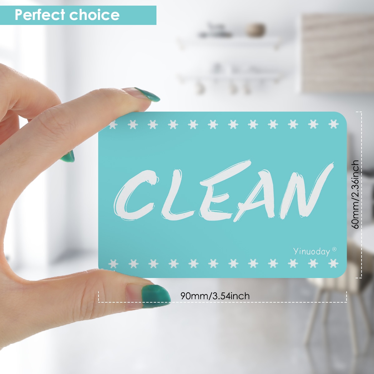 Dishwasher Magnet Clean Dirty Sign Reversible Double Sided Dish Washer Clean Dirty Indicator