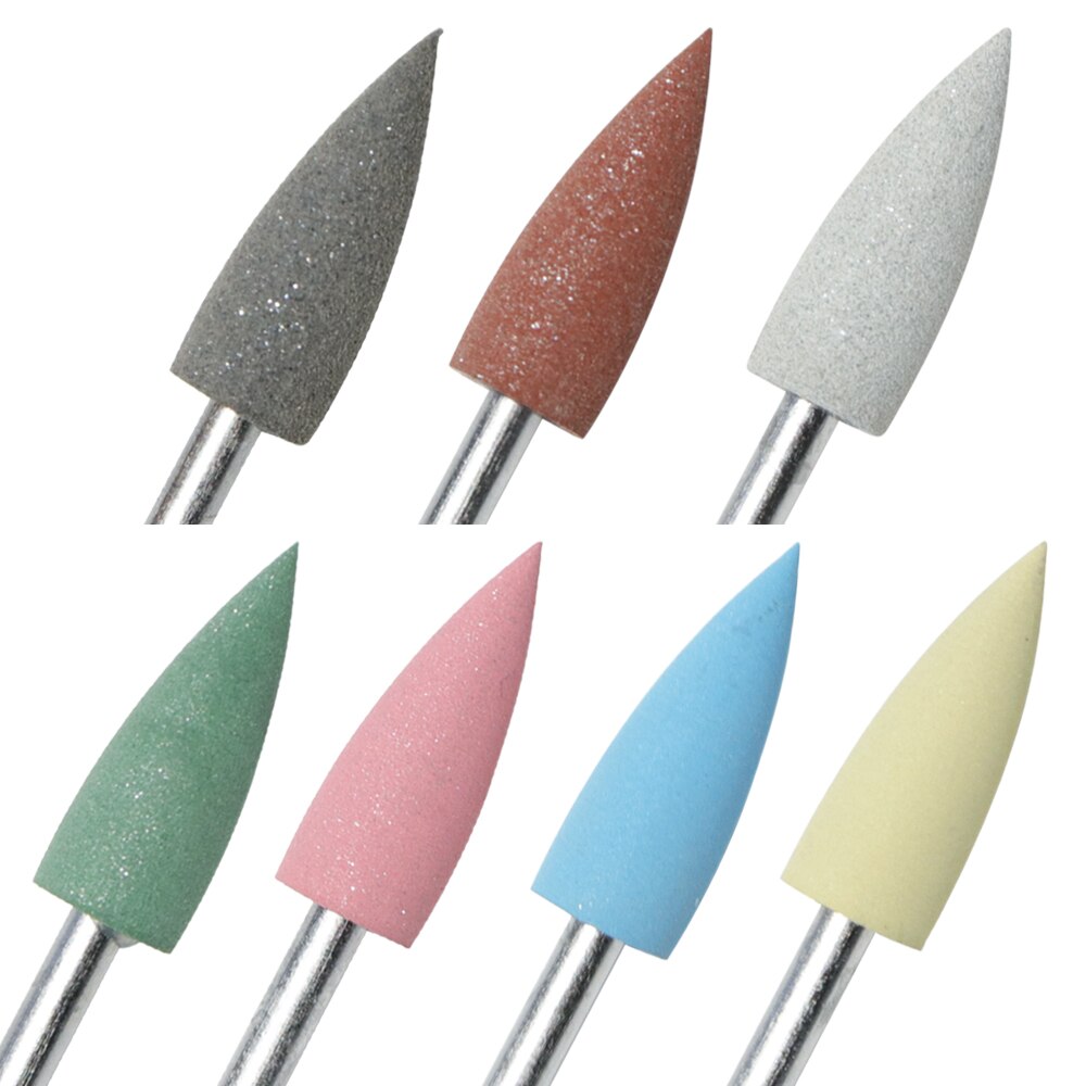 1 Uds. Brocas para uñas cortador de silicona para limas de manicura, rebabas eléctricas para pulir uñas, accesorios herramientas BEGJ01
