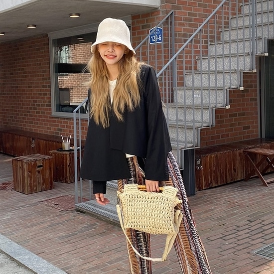 Di modo di bambù maniglia di paglia borse delle donne del progettista borse di lusso vimini tessuto sacchetti di spalla di proprietà borsa da spiaggia rattan borse larga tote