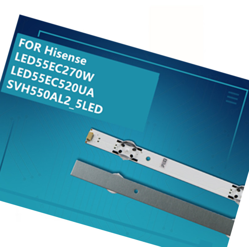 FOR Hisense LED55EC270W LED55EC520UA SVH550AL2_5LED 565MM 55 inch use aluminium LCD TV backlight bar 5 lamp 3V