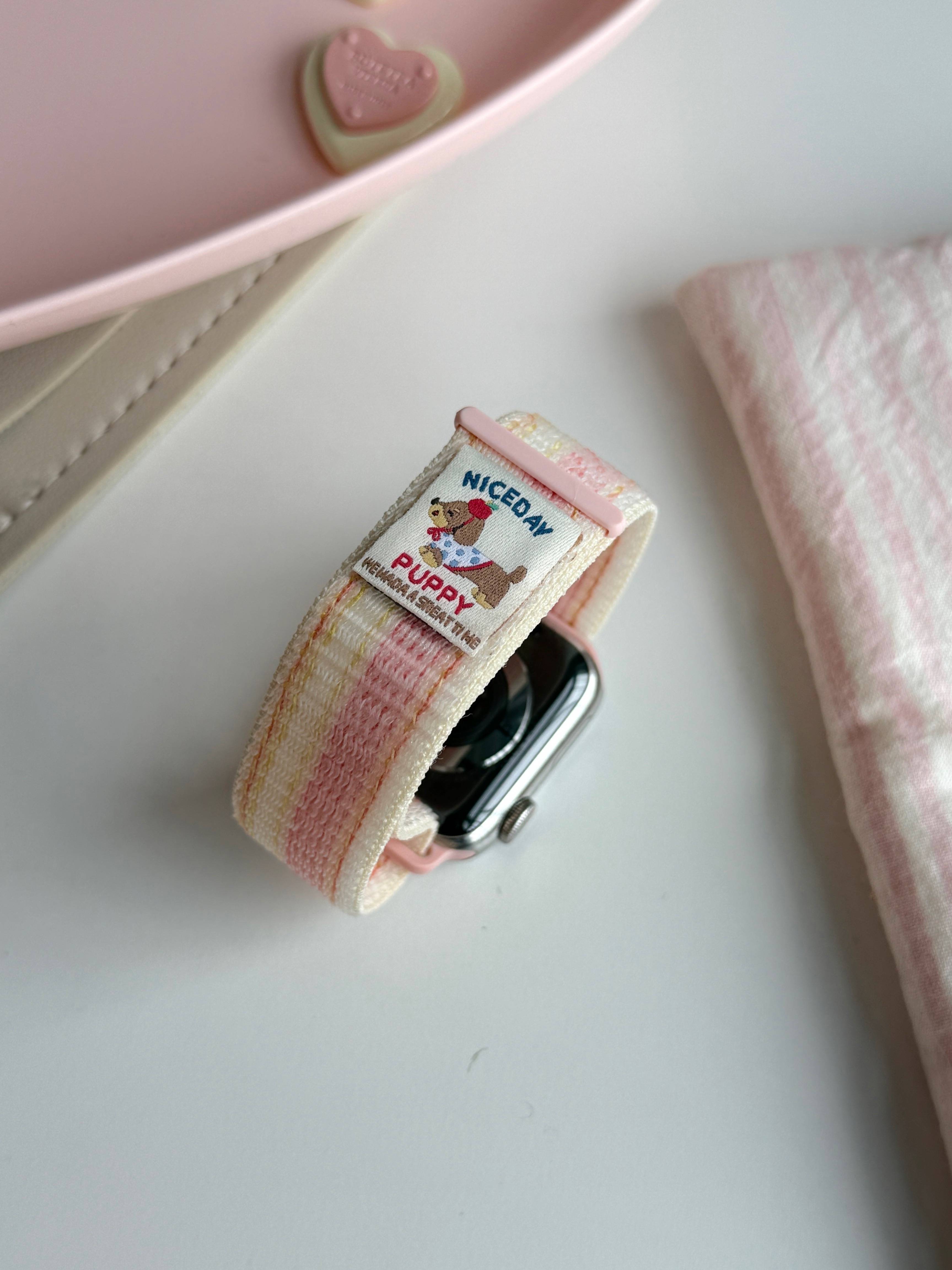 Nylonrem til apple watch-rem iwatch serie 10 9 8 7 6 5 4 se ultra 2 49mm/46/45/44/42/40/38mm armbånd armbånd urrem