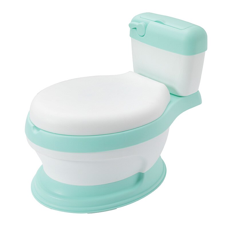 Draagbare Baby Potje Multifunctionele Baby Wc Auto Potje Kind Pot Training Meisjes Jongen Potje Kids Stoel Toiletbril kinderen pot: Green