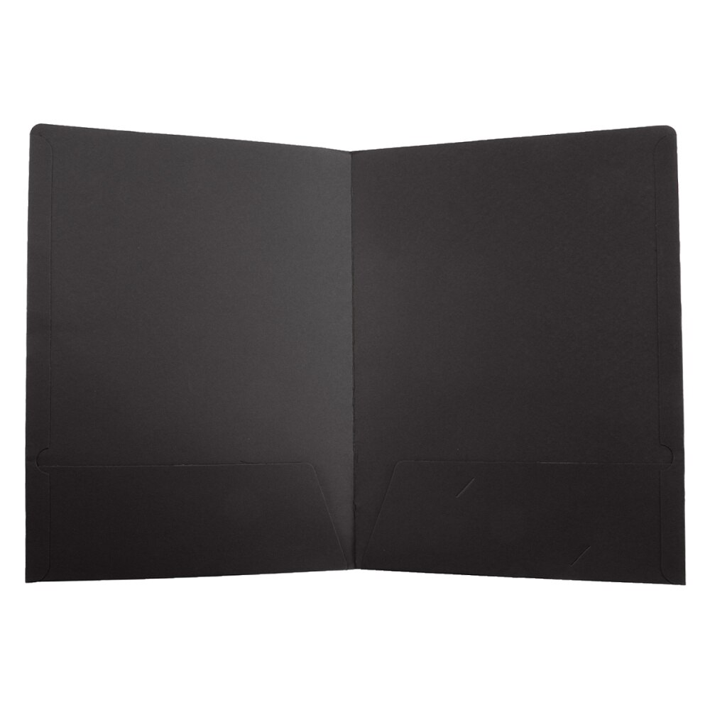 12Pcs A4 2Pockets Kraft Paper File Folder Brown Holder Document Folder Office Project File Presentation Folder (Red)