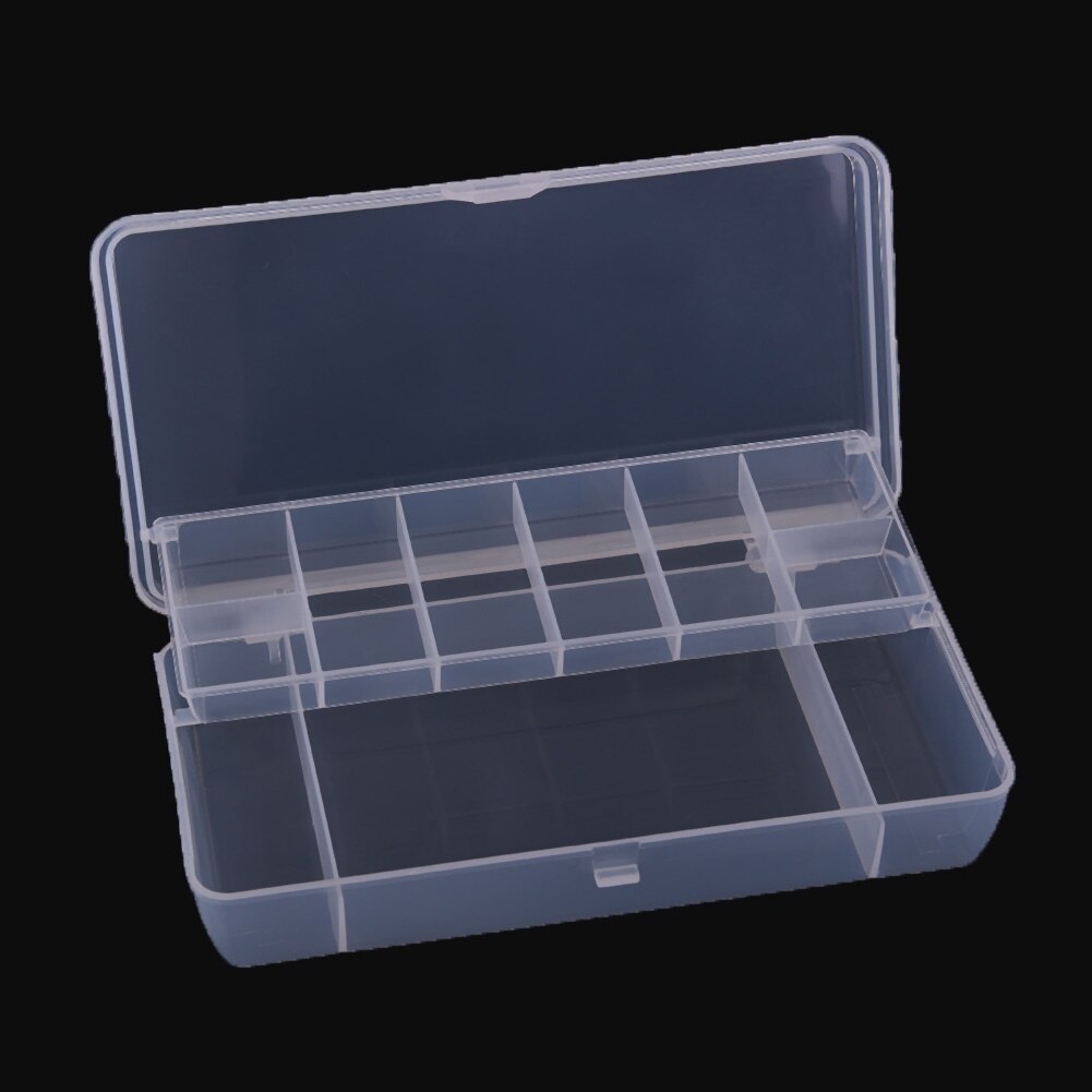 Double Layer PVC Fishing Box 210 X 120 X 45mm Bait Storage Case Fishing Lure Box Fishing Tackle Tool for Carp Fishing