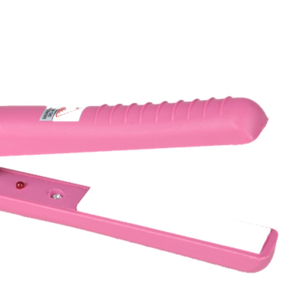 Mini Hair straightener Iron Pink Ceramic Portable Electronic Hairs Straightening Styling Tools Hair