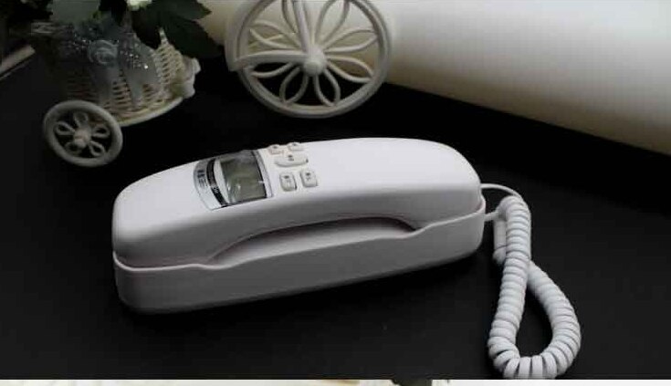 Wall Landline Telephone Home Office Hotel Incoming Caller ID / wall-mounted bedside Mini Wall Telephone
