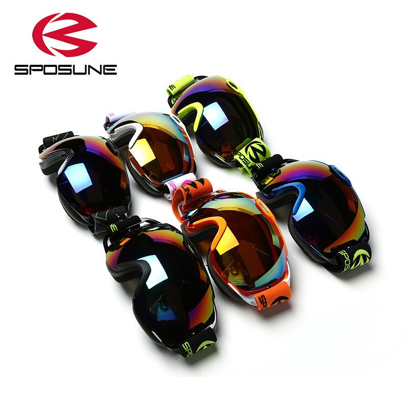 Óculos de esqui, óculos anti-neblina para homens e mulheres, lente dupla, antiparra, snowboard, ski, adulto