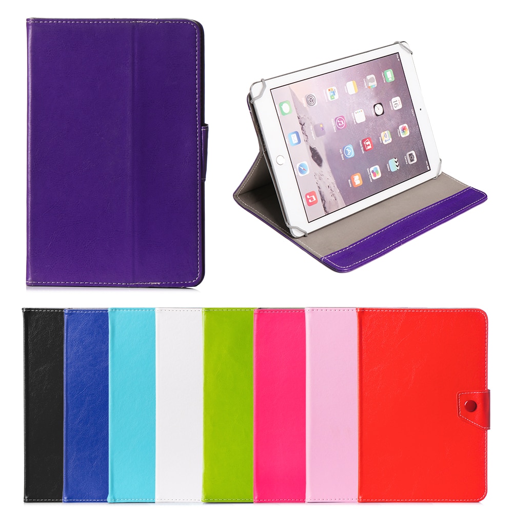 1 Pc Universal Tablet Case Leather Flip Stand Cover Voor Samsung Huawei Android Tablet 7 Inch
