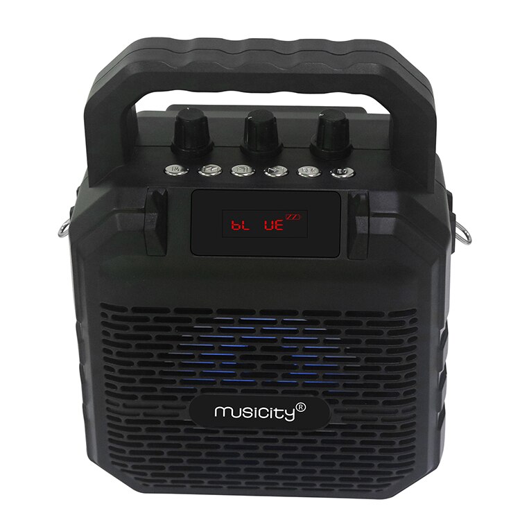MUSICITY Bluetooth USB Karaoke Amplifier Speaker - Portable Audio Module with Wireless Function