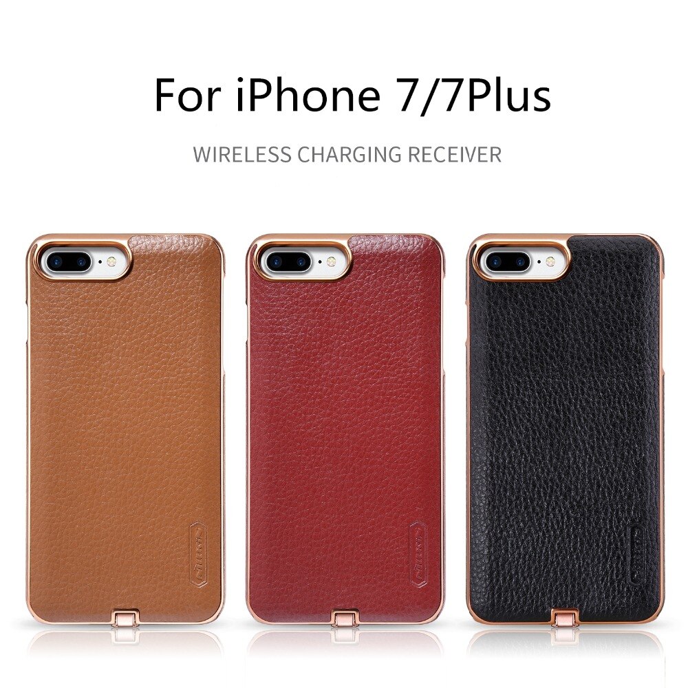 Nillkin Wireless Charger Receiver Case for iPhone 7 7 Plus Qi Receiver Cover Power Charging Transmitter Phone Bumper back Cases