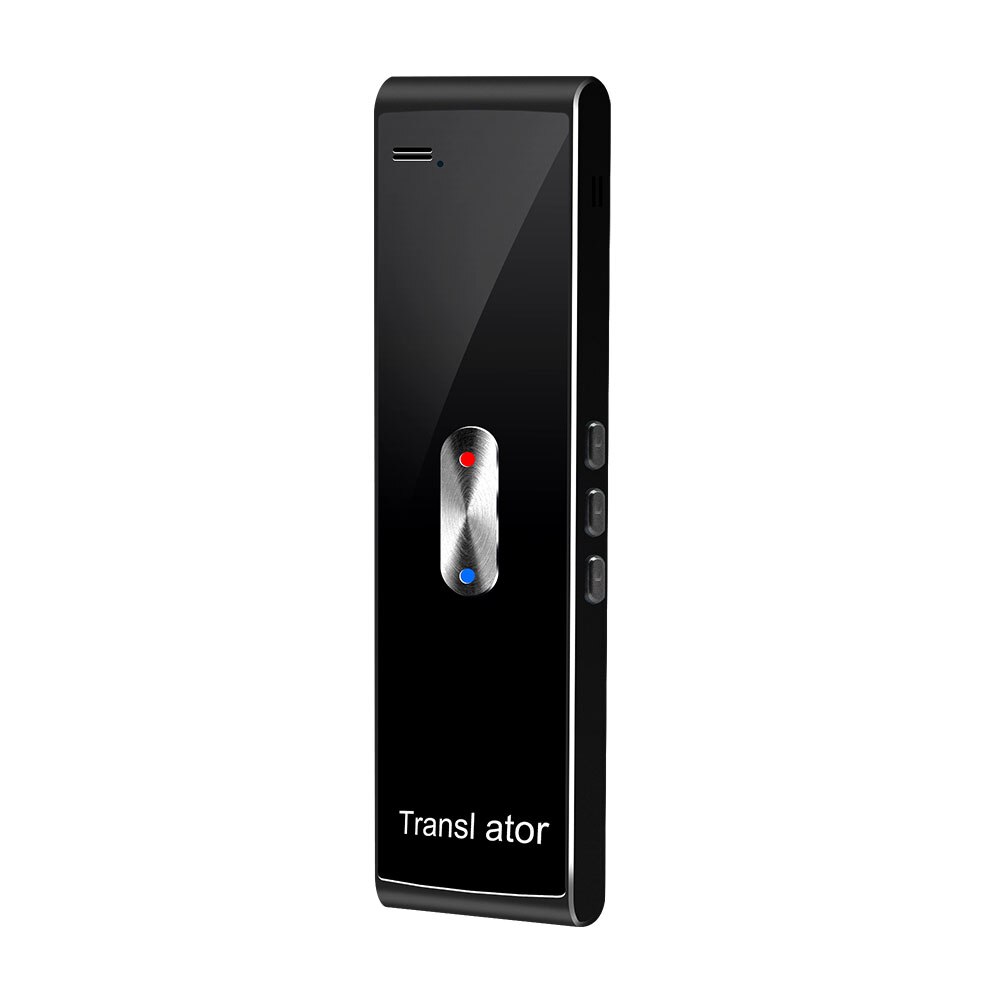 Instant Voice Translator Real Time Voice Multi-Languages Smart Translator Portable For IOS & Android Phone For Learning Travel: Black