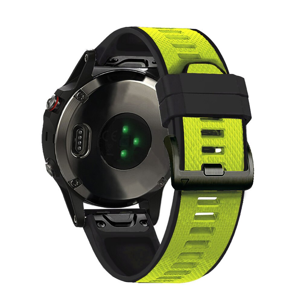 26mm Sport Silicone Watchband Wriststraps for Garmin Fenix 6X Pro 5X Plus 3 3HR Easy Fit Quick Release wirstbands Correa