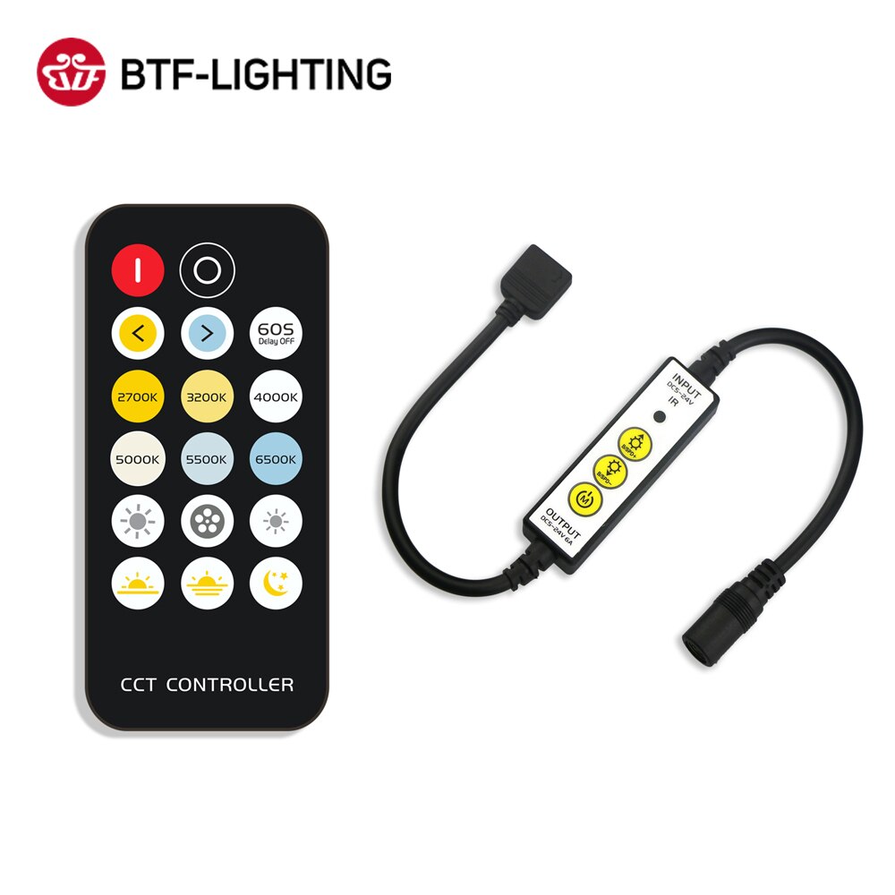 Ir 14 näppäintä 17 näppäintä 28 näppäin led-nauhaohjain 3 näppäinvastaanottimella 3825 5050 rgb rgbw rgbcct led valonauha  dc5-24v 144w