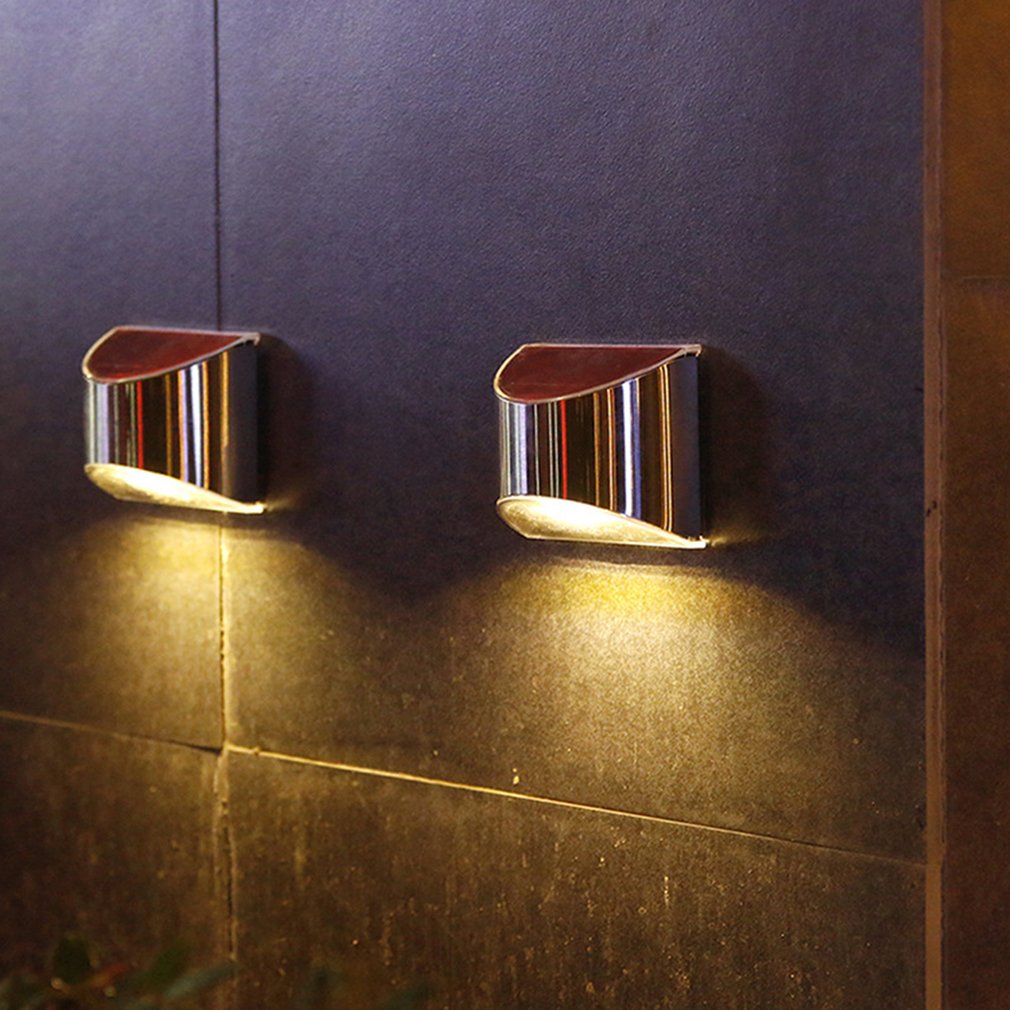 Solar Light 4 LED Solar Powered Lamp PIR Motion Sensor Waterproof Security Lighting For Outdoor Garden Wall Fence