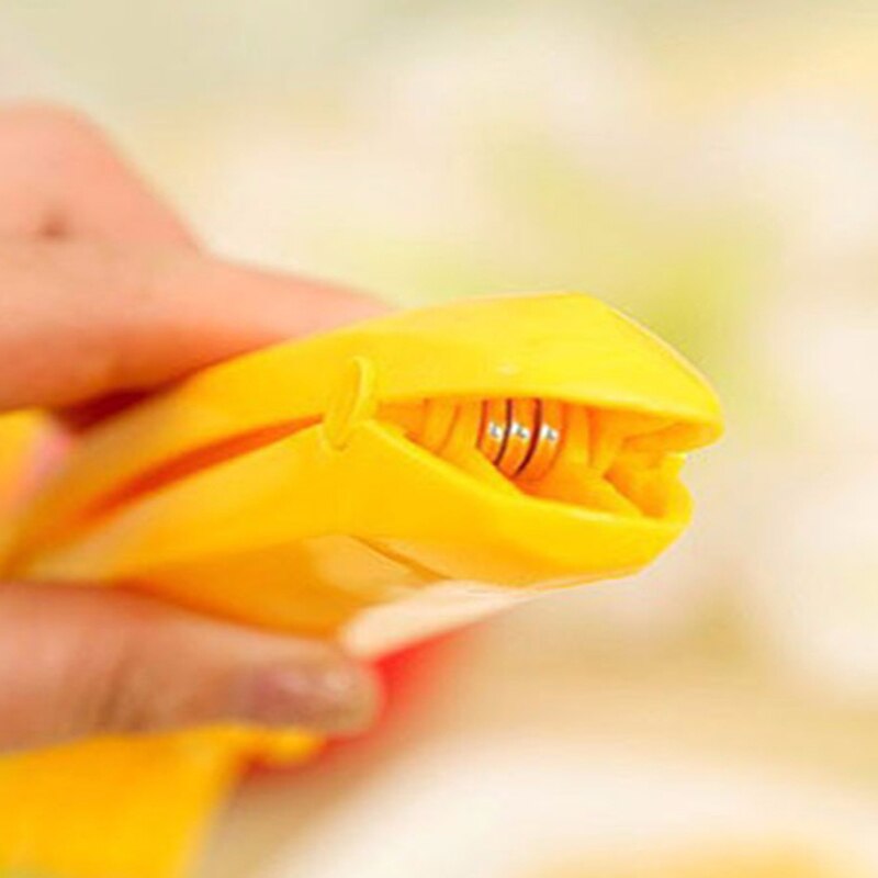 Home Kitchen Tools Ham Salad Pressed Sliced Banana Slicer Fruit Cucumber Cutter Yellow Plastic + Stainless Steel