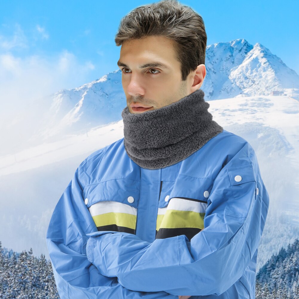 Winter Thermal Fleece Face Mask Skiing Balaclava Hiking Windproof Adjustable Cover Motorbike Motocross Skating Head Protector