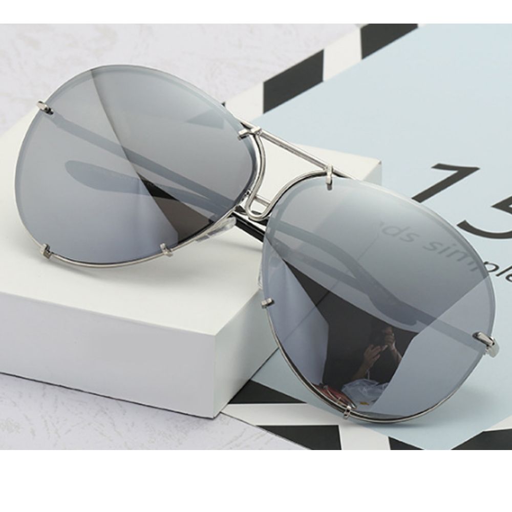 Oversized Cat Eye Zonnebril Vrouwen Zonnebril Flat Top Grote Vrouwelijke Brillen Frame Driver Bril Auto Accessoires: 11