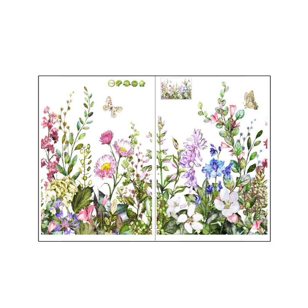 DIY Decorative Film Self Adhesive Wall Paper Furniture Renovation Stickers Kitchen Cabinet Flowers Wallpaper Home Kitchen Decora: Default Title