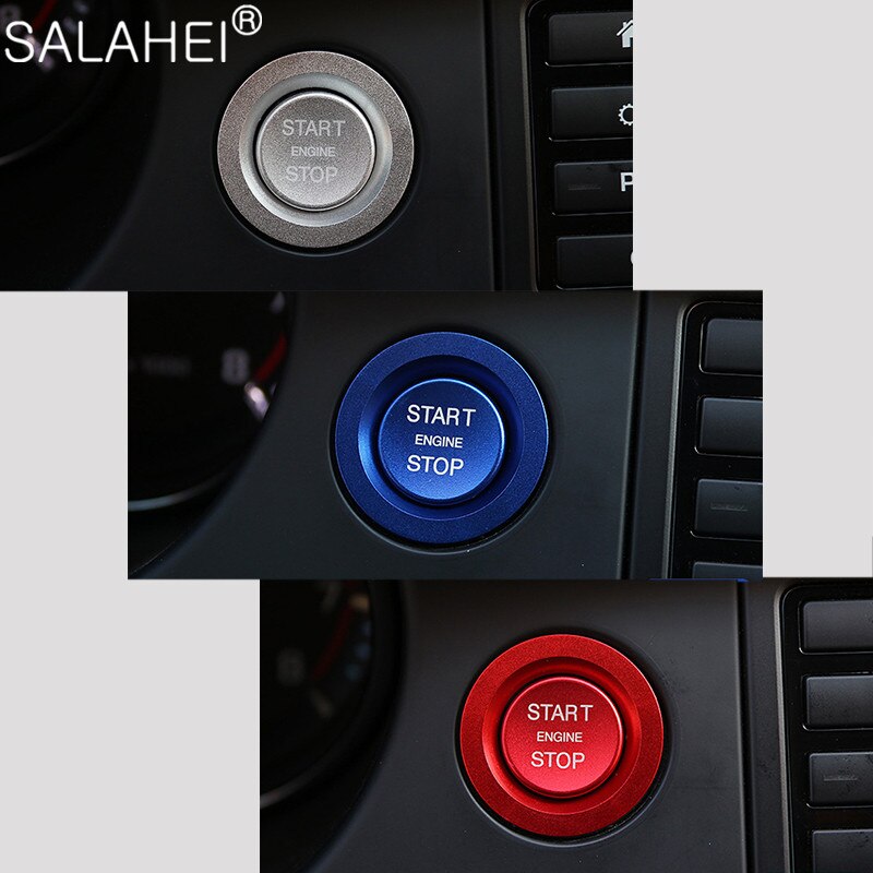 For Land Rover Range Rover Sport Discovery Jaguar Car Start Stop Button Decorate Ring Trim Cover Car Sticker Styling Accessories