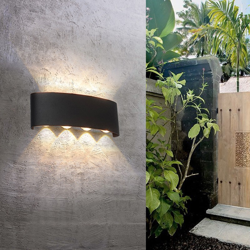 LED op en neer verlichte wandlamp waterdichte binnenwandlamp slaapkamer woonkamer gang binnen- en buitenverlichting
