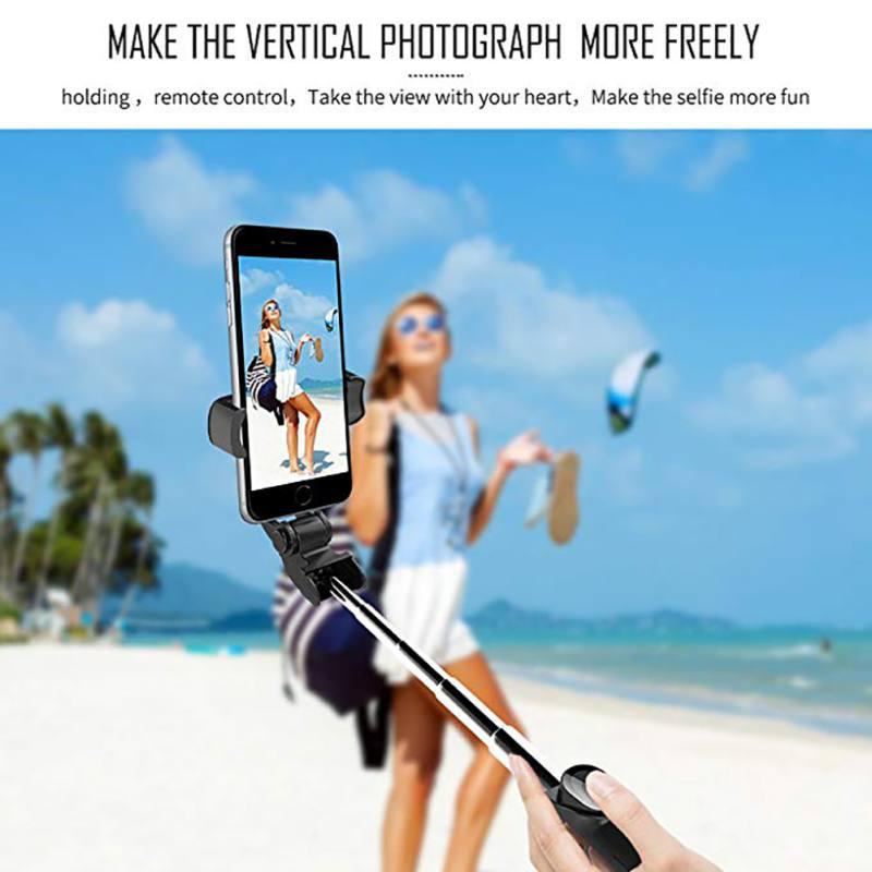 3 In 1 Draadloze Bluetooth Selfie Stick Opvouwbare Mini Statief Uitbreidbaar Monopod Met Afstandsbediening Voor Iphone Ios Android