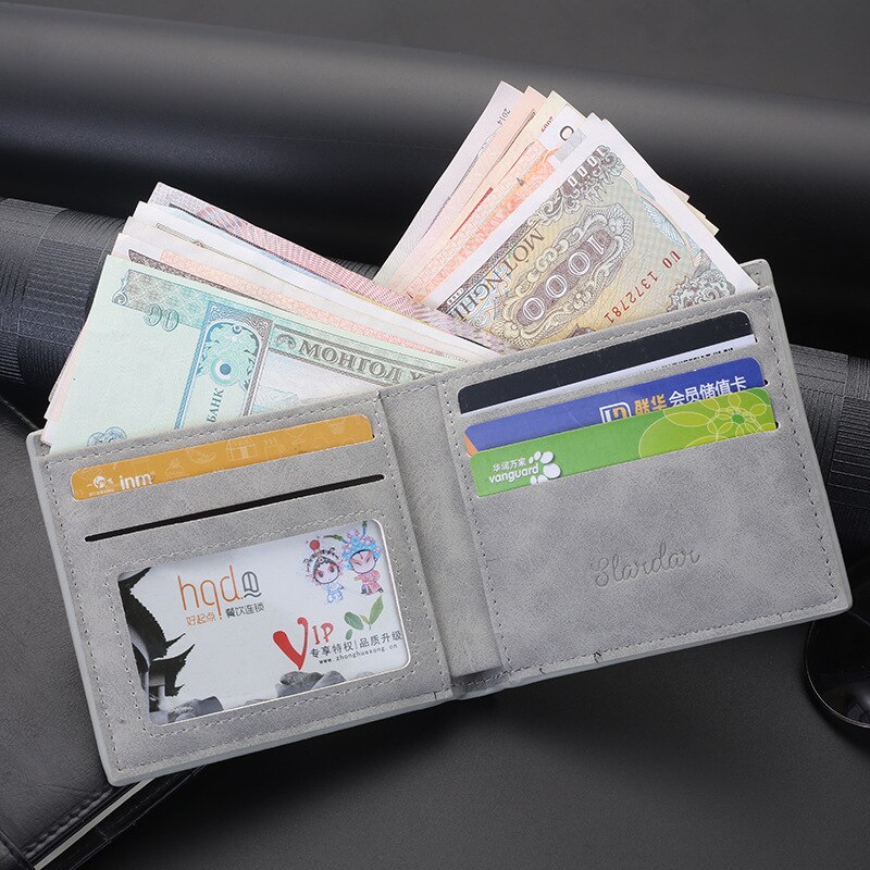 wallets for men short long slim thin for boy men's clutch bag famous billetera men leather purse Card Holder porte feuille homme