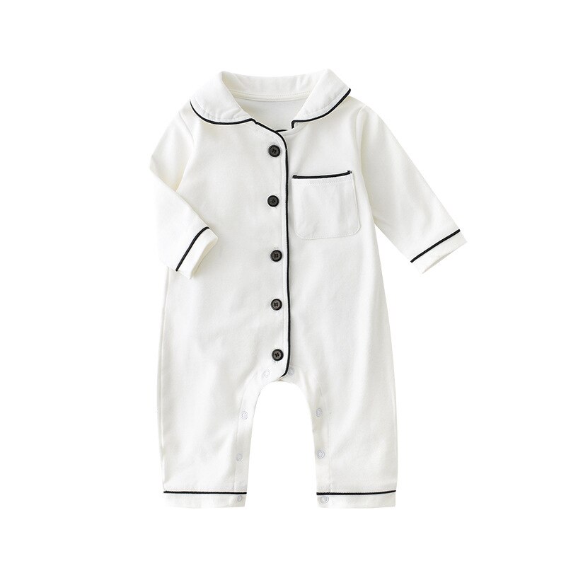 Primavera y otoño recién llegado estilo coreano de manga larga casual ropa de casa monos para niñas y niños lindos dulces