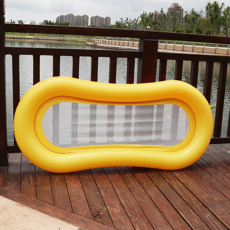 Matelas pneumatique 'best' avec filet bain de soleil matelas de natation gonflable pour piscine d'eau natation 889