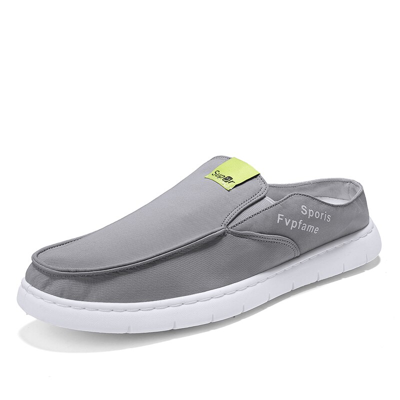 Chaussures montantes en toile pour homme nouveauté, baskets à plateforme, décontractées, élégantes, unisexes, pour adultes: Gris / 8.5